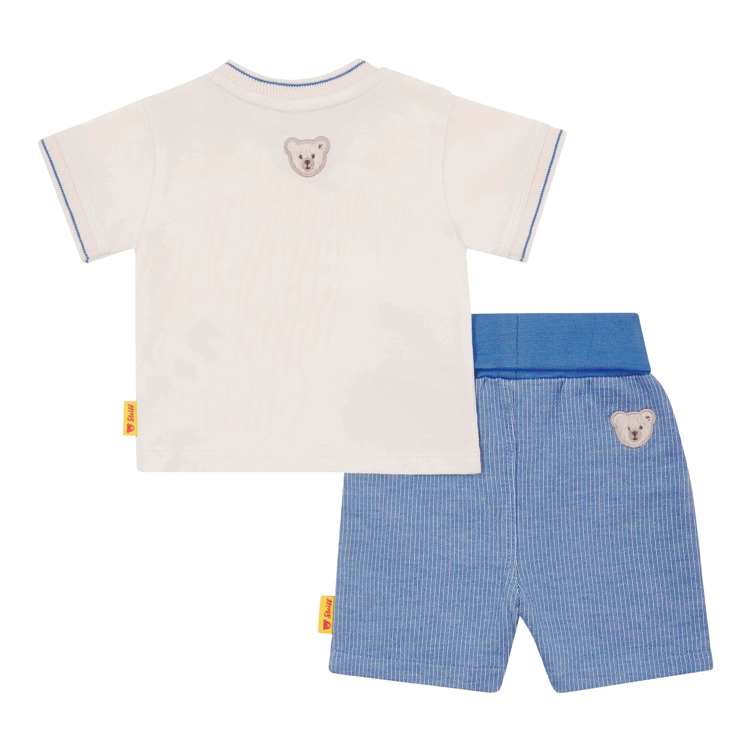 Steiff 2-tlg. Set T-Shirt und Shorts Struktur