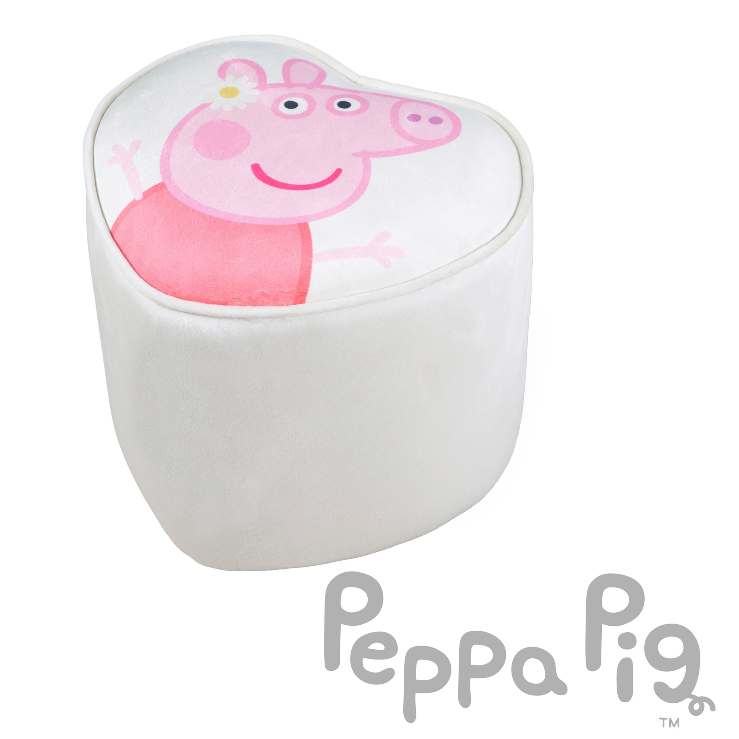 Roba Kinderhocker in Herzform Peppa Pig