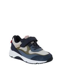 Kinder Klett-Sneakers mit elastischer Schnürung und Anziehtrick