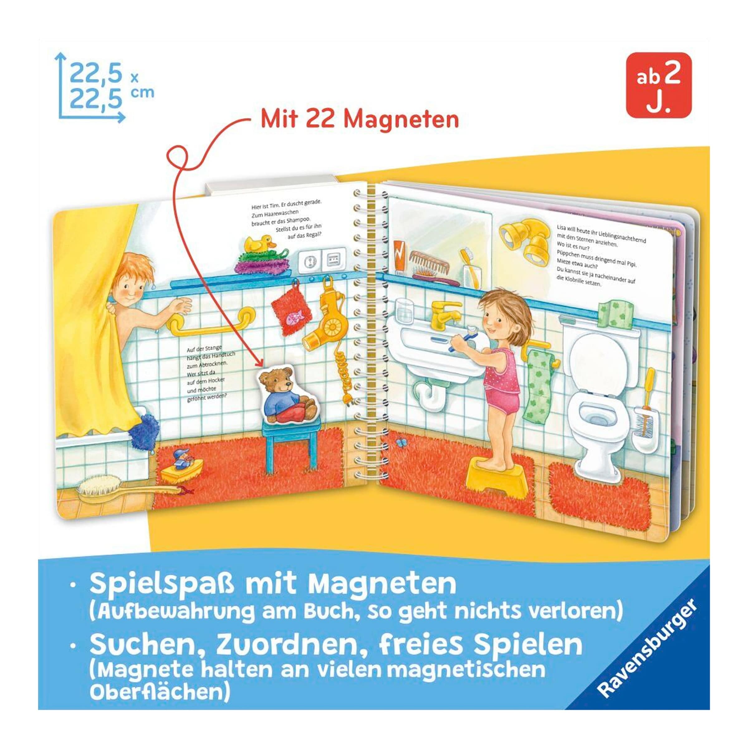 Ravensburger Mein großes Magnetbuch - Was gehört wohin?