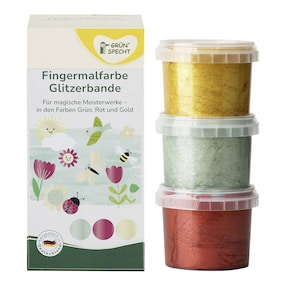 Fingermalfarbe Glitzerbande
