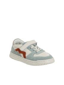 Kinder Ledersneakers mit Anziehtrick und elastischer Schnürung