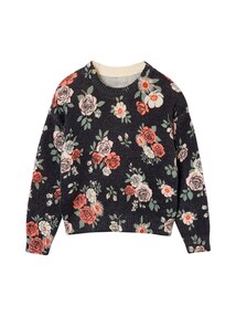 Pullover mit Blumenprint Mädchen