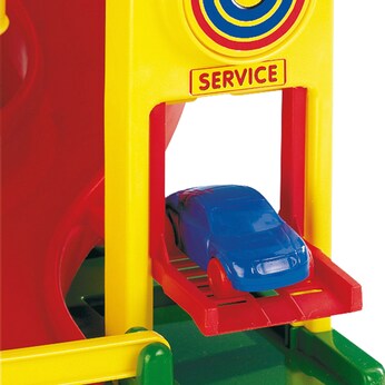 Parkgarage mit Zubehör