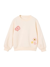 Sweatshirt Mädchen mit Applikationen