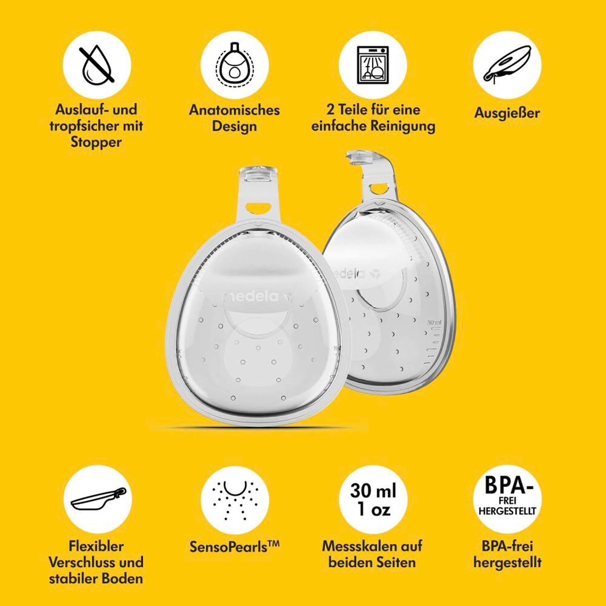 2er-Pack Milchauffangschale InBra