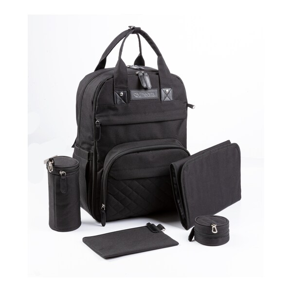 Storksak 2 in 1 Wickelrucksack und Schultertasche mit Leoprint