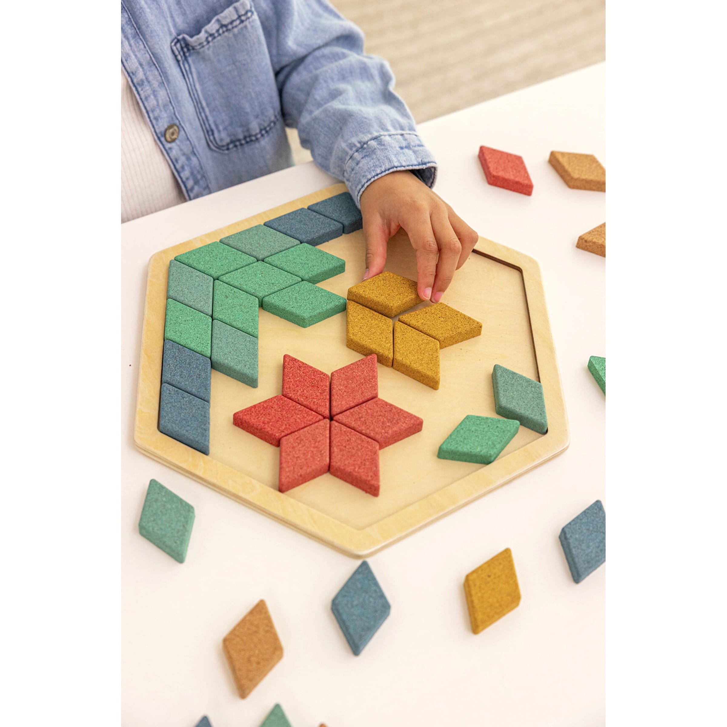 Korko Formpuzzle Colour Tiles​
