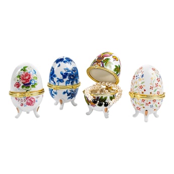 Œufs en porcelaine, 4 pièces