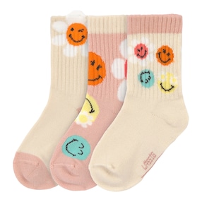 3er-Pack Socken Smileys