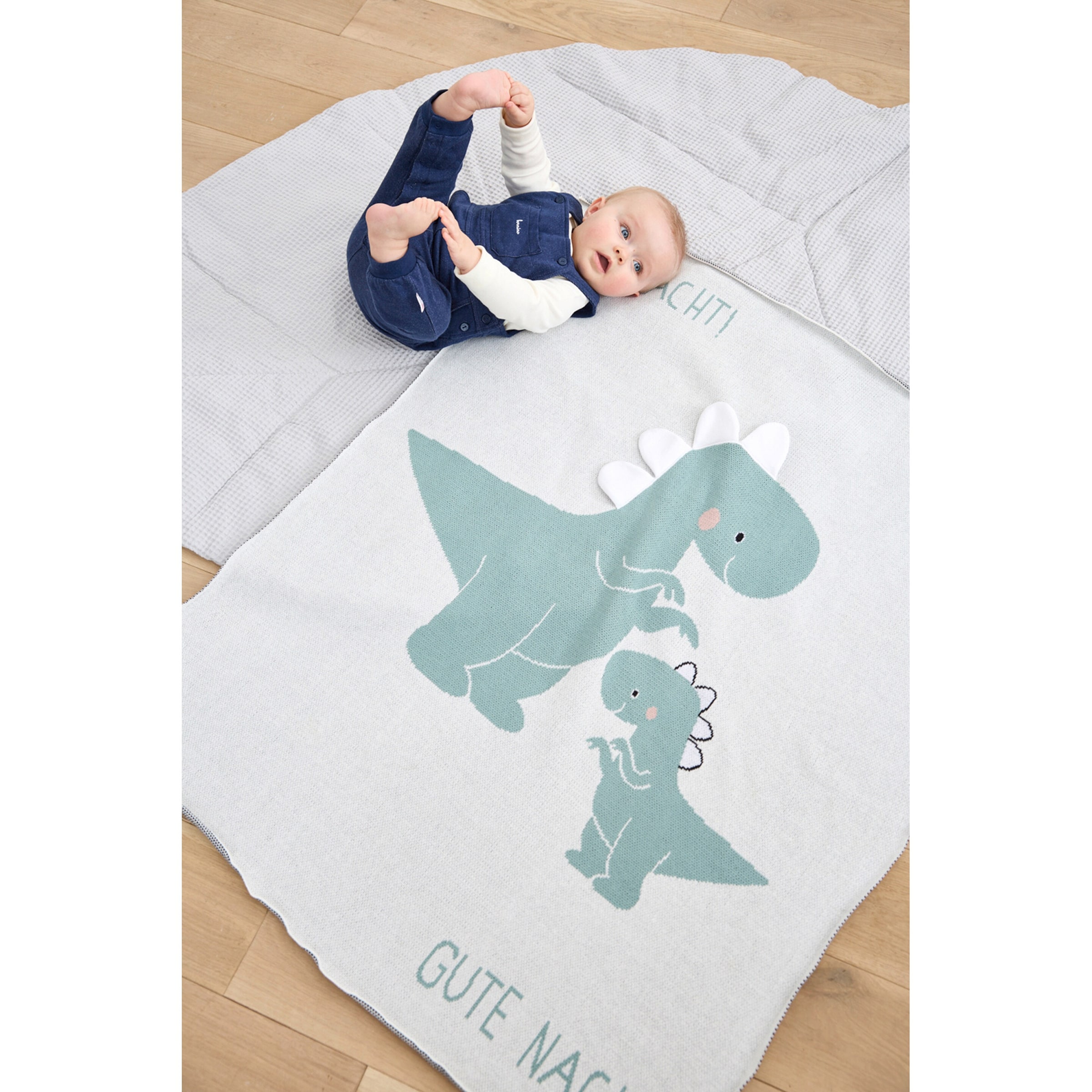 Thumbnail - Bornino Home Babydecke Strick 80x100 cm