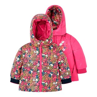 Wende-Winterjacke Blumen