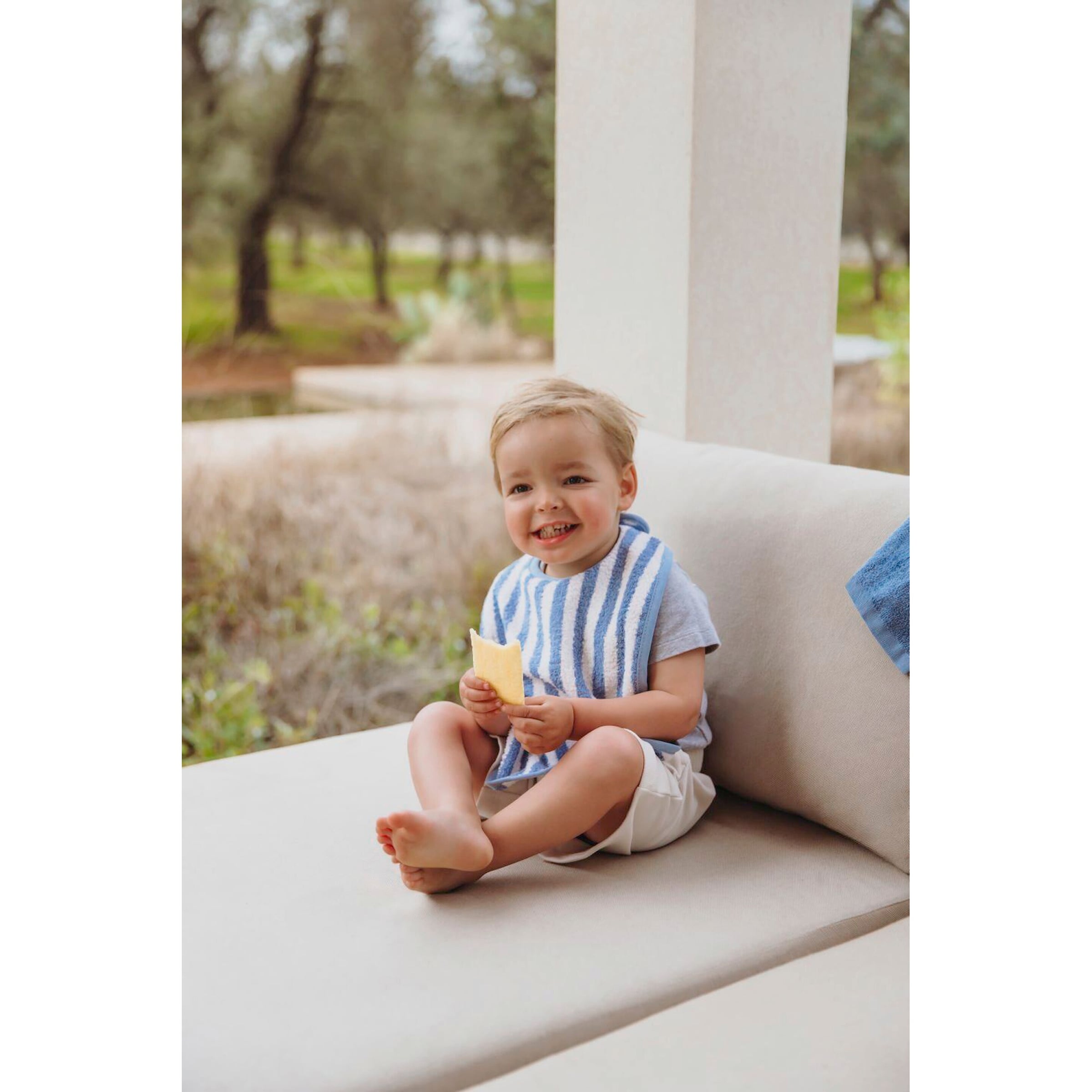 Meyco Baby 3er-Pack Klettlätzchen