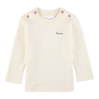 2-tlg. Set Webkleid mit Shirt langarm Punkte