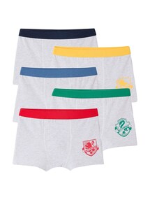 5er-Pack Jungen Boxershorts HARRY POTTER mit Wappen