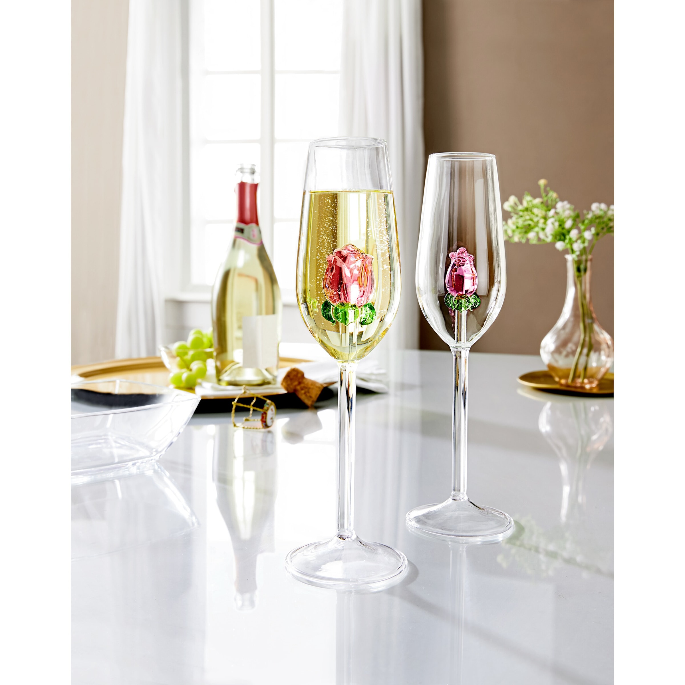 Sektglas „Rose“