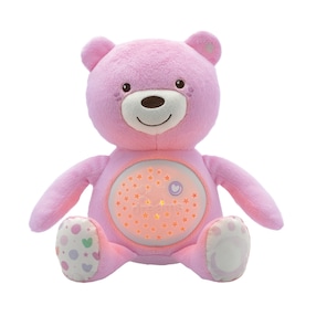 Kuscheltier Baby Bär mit Lichtprojektion