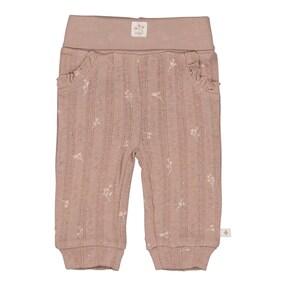 Pantalon de jogging ajouré fleurs ruchés