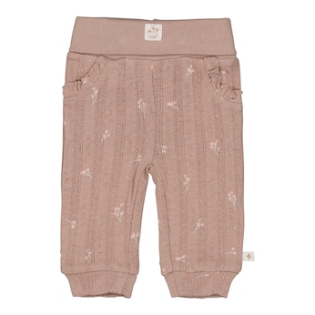 Pantalon de jogging ajouré fleurs ruchés