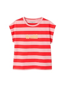 Mädchen T-Shirt Mama-Tochter-Capsule STREIFEN, Bio-Baumwolle