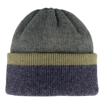 Winter-Strickmütze Colorblock