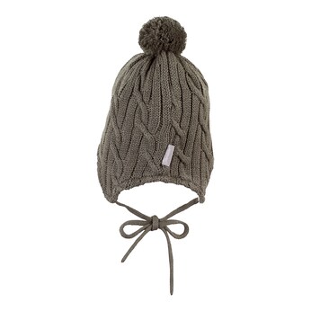Winter-Strickmütze Bommel