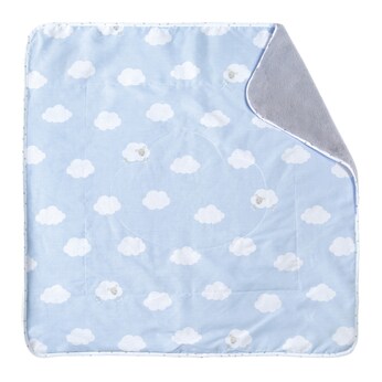 Kuscheldecke Kleine Wolke blau 