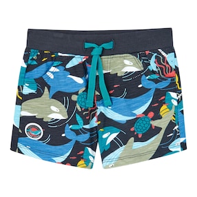 Short en molleton animaux marins