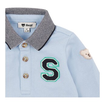 Poloshirt langarm Piqué