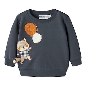 Sweat-shirt renard ballons