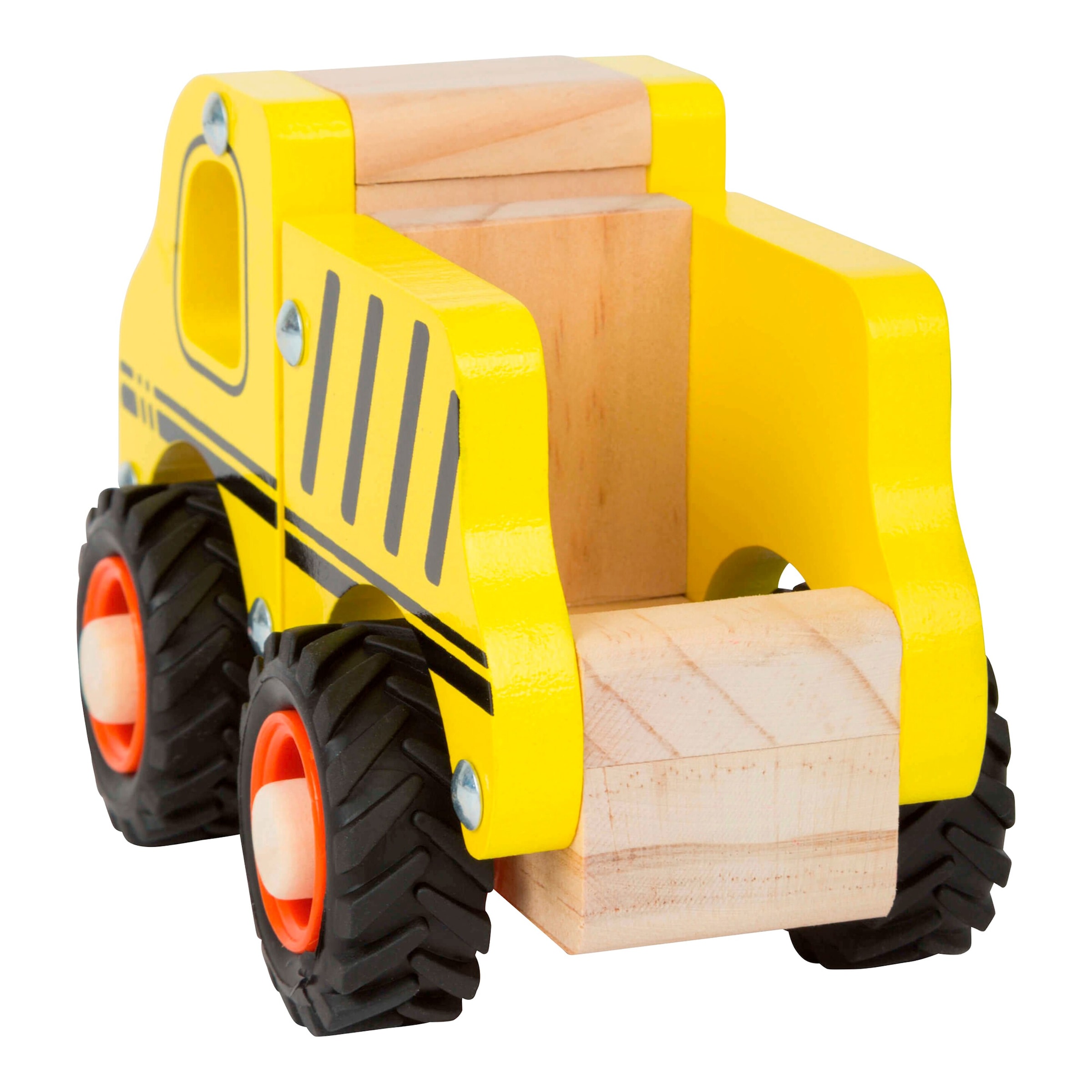 Baufahrzeug aus Holz