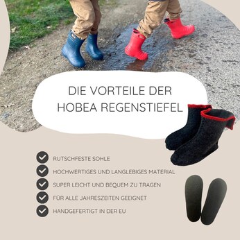 Gummistiefel in verschiedenen Farben