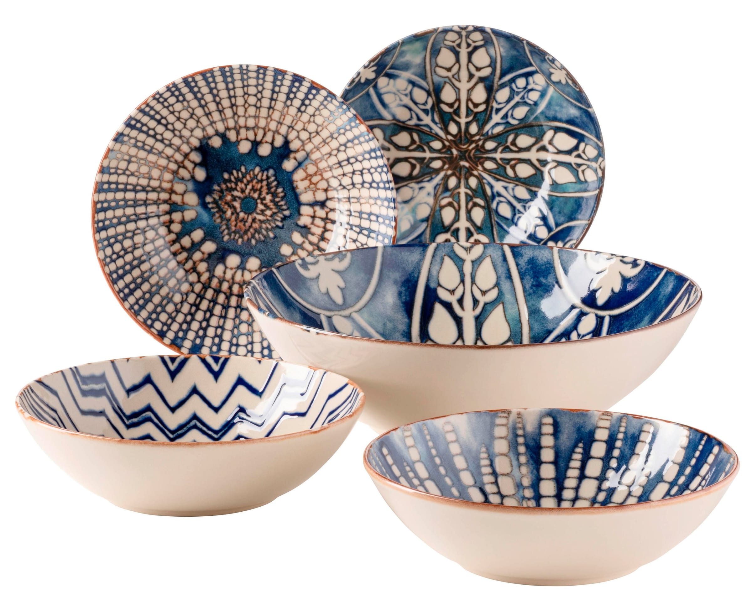 Salatschüssel-Set, Iberico Blue