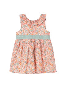 Baby Kleid mit Schleife hinten, Blumenmotive