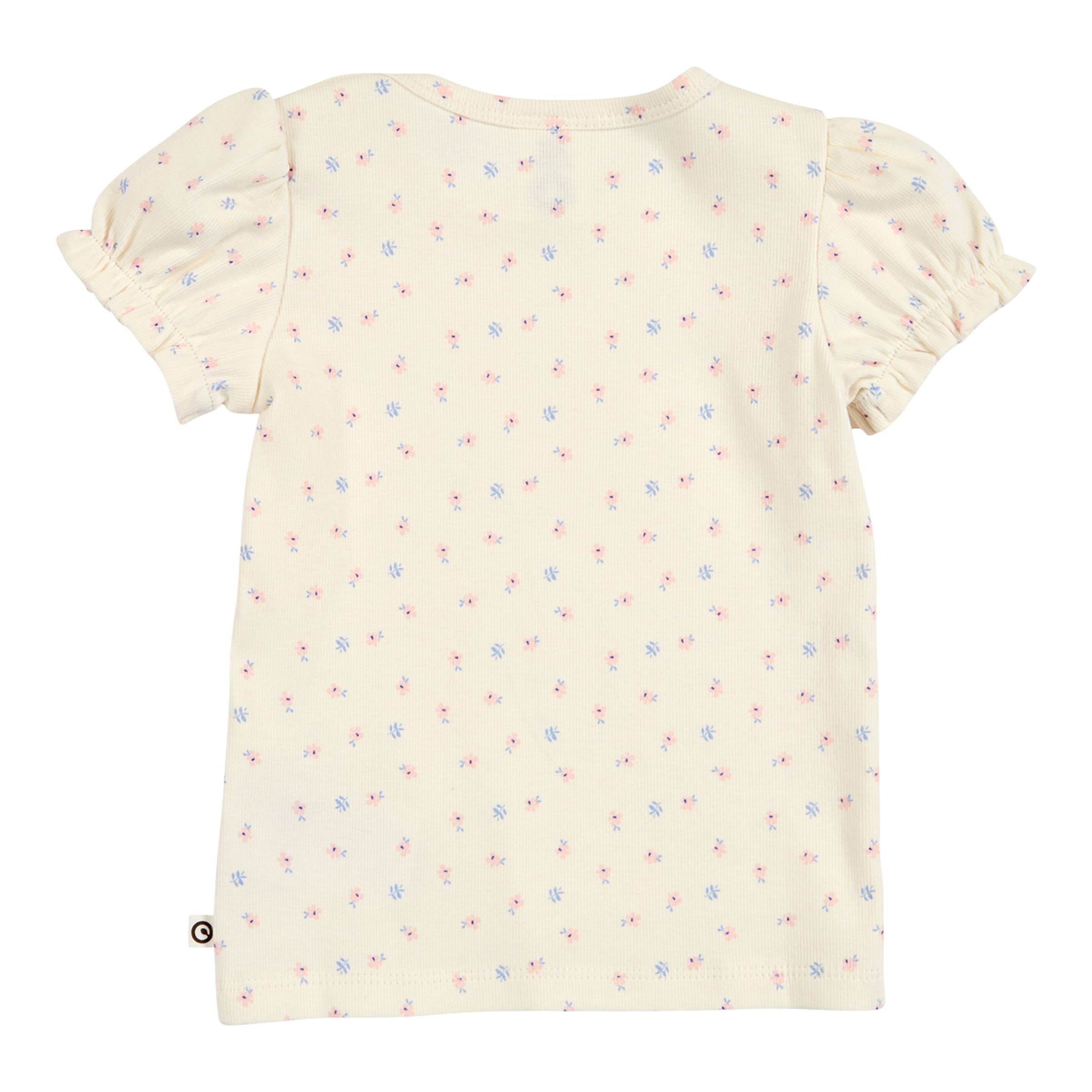 Müsli T-Shirt mit Puffärmel Blumen Rippqualität Image