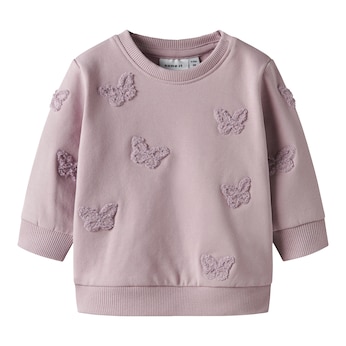 Sweatshirt Schmetterling-Applikationen