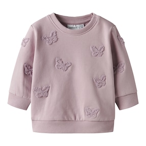 Sweatshirt Schmetterling-Applikationen