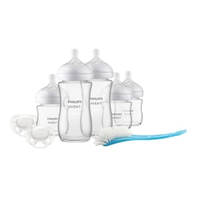 8-tlg. Babyflaschen-Set, Natural Response, Glas, ab Geburt