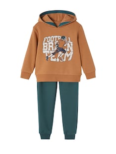 Jungen Sport-Set: Kapuzensweatshirt & Jogginghose