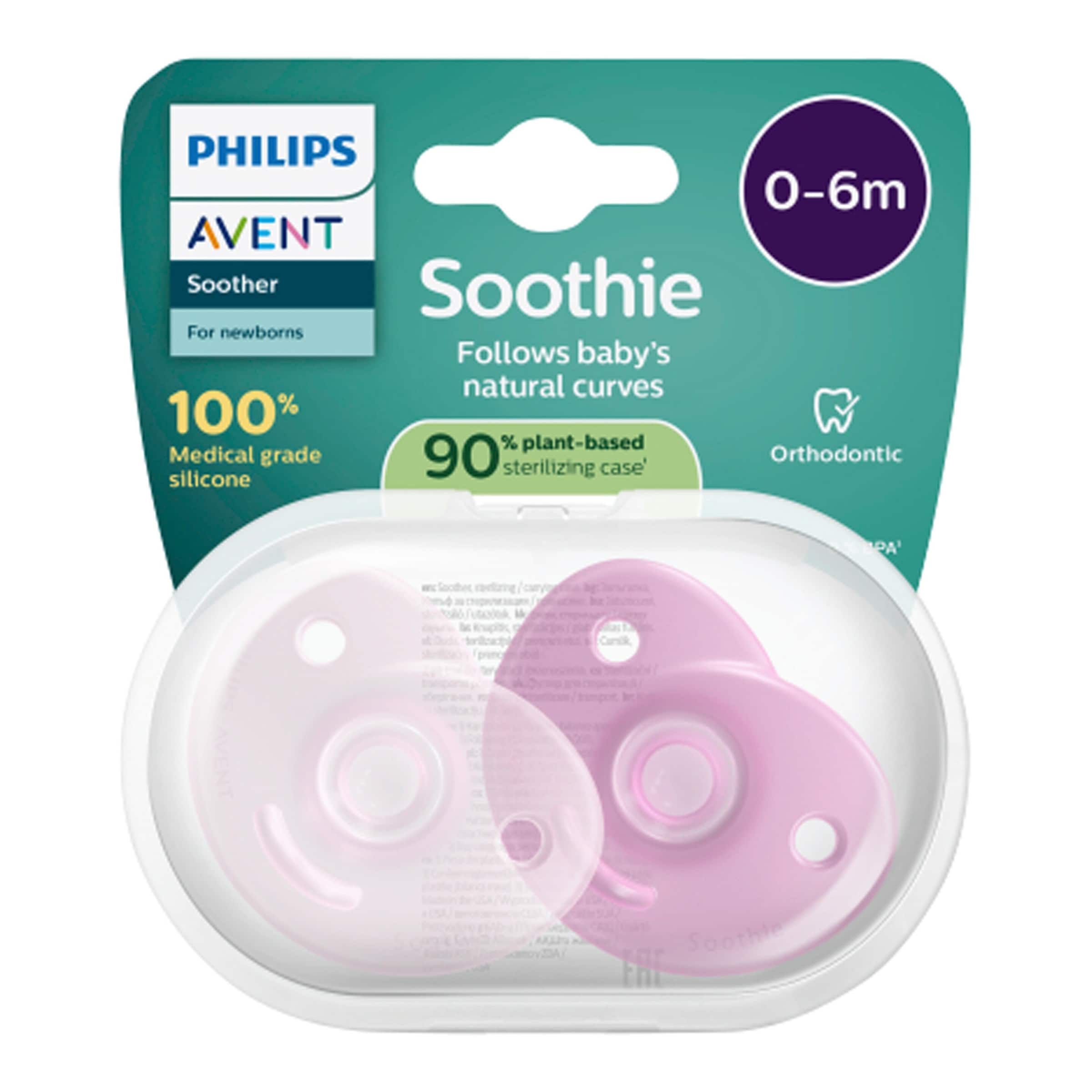 Philips Avent 2er-Pack Schnuller Soothie 0-6M