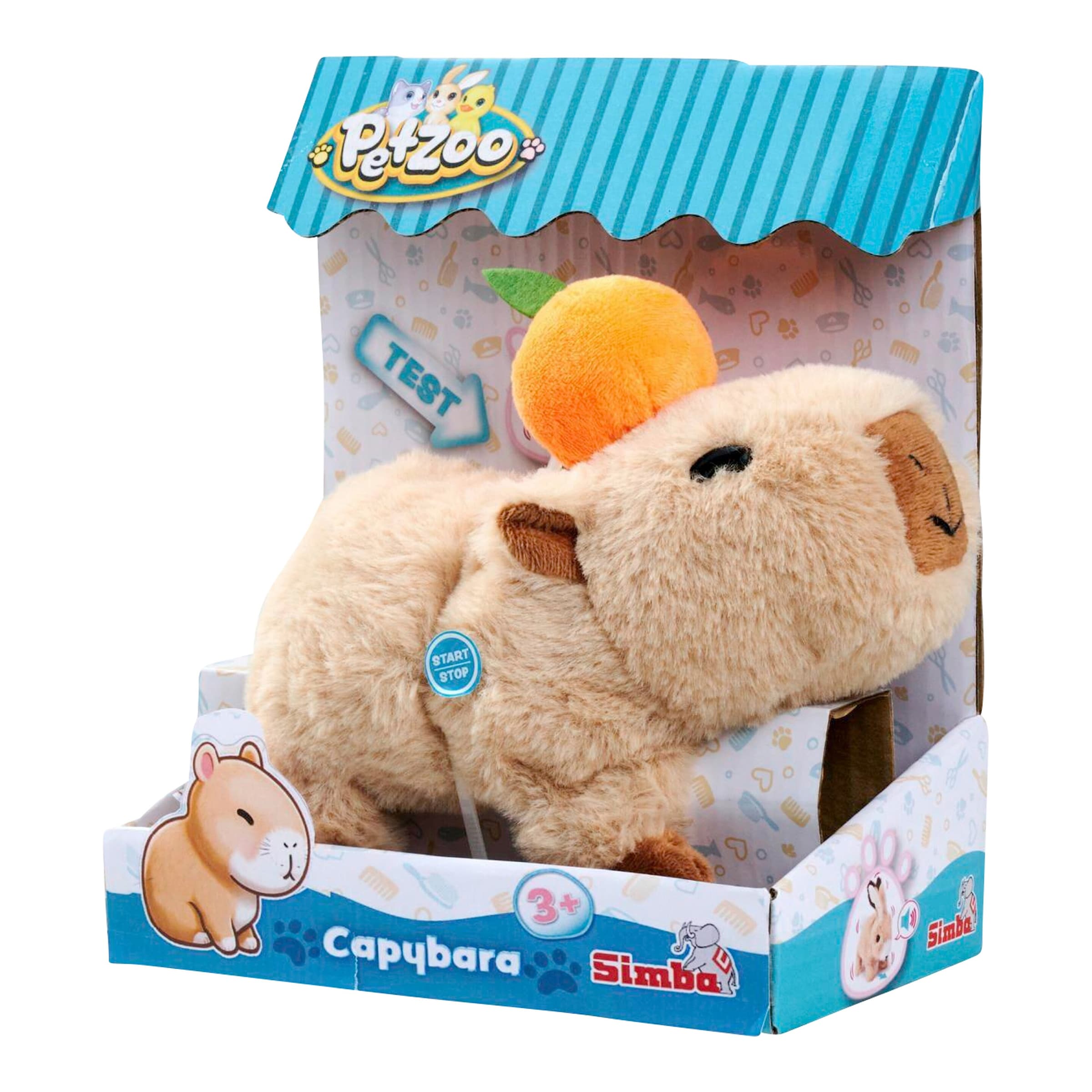 Kuscheltier PetZoo Capybara 17cm