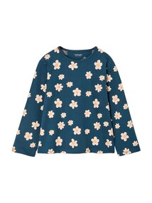 Bedrucktes Mädchen Langarmshirt