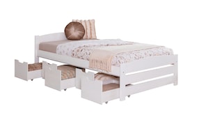 Stauraumbett Seniorenbett „Loni“, Funktionsbett, Seniorenzimmer