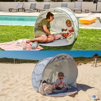 Strandmuschel Moov & Protect mit UV-Schutz 50+