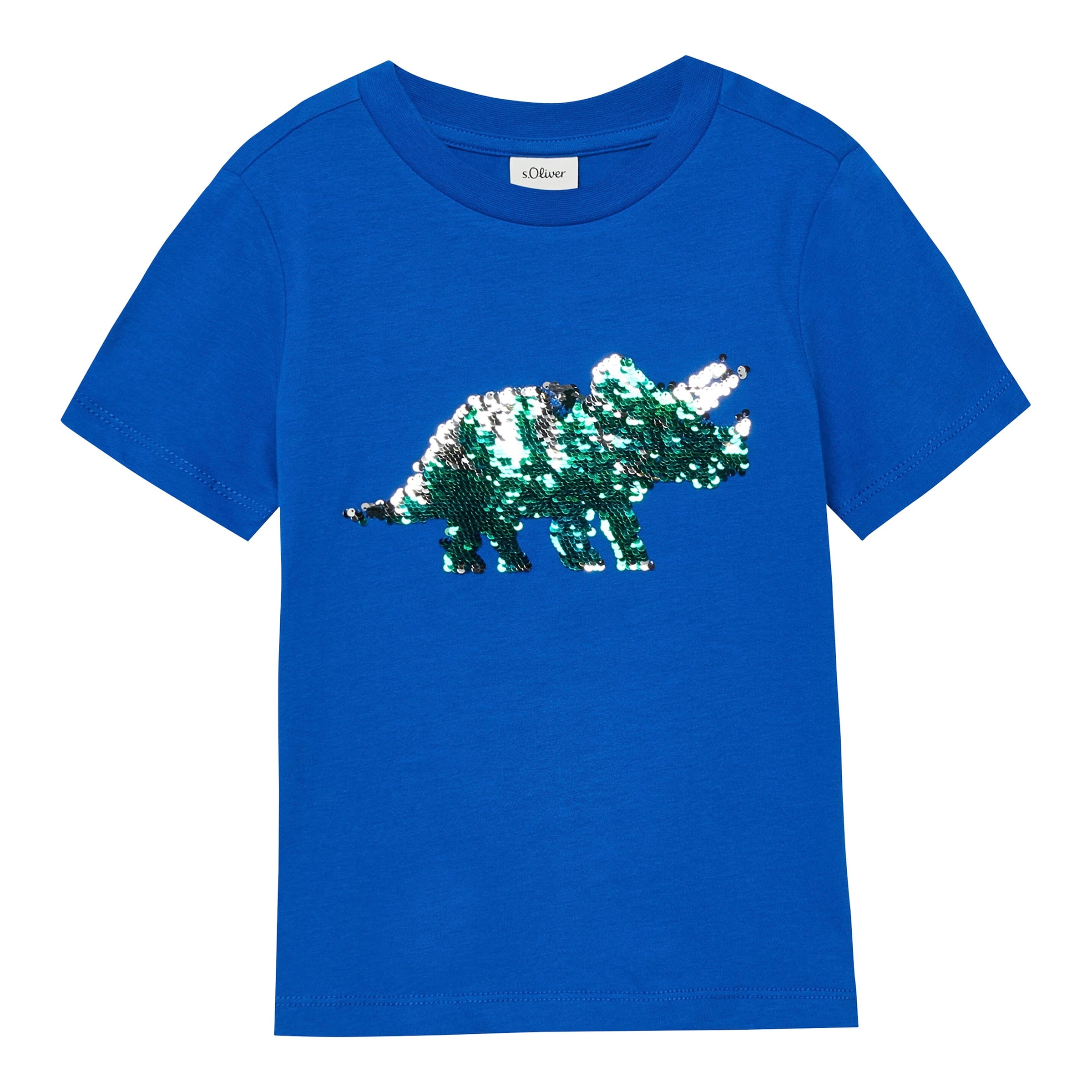 S.Oliver T-Shirt Wendepailletten-Dino