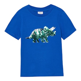 T-Shirt Wendepailletten-Dino