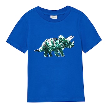 T-Shirt Wendepailletten-Dino