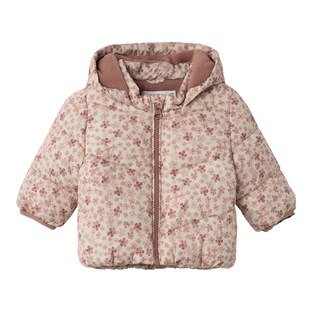 Steppjacke mit Kapuze Blumen