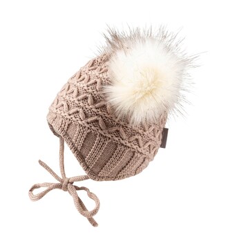 Winter-Strickmütze Bommel