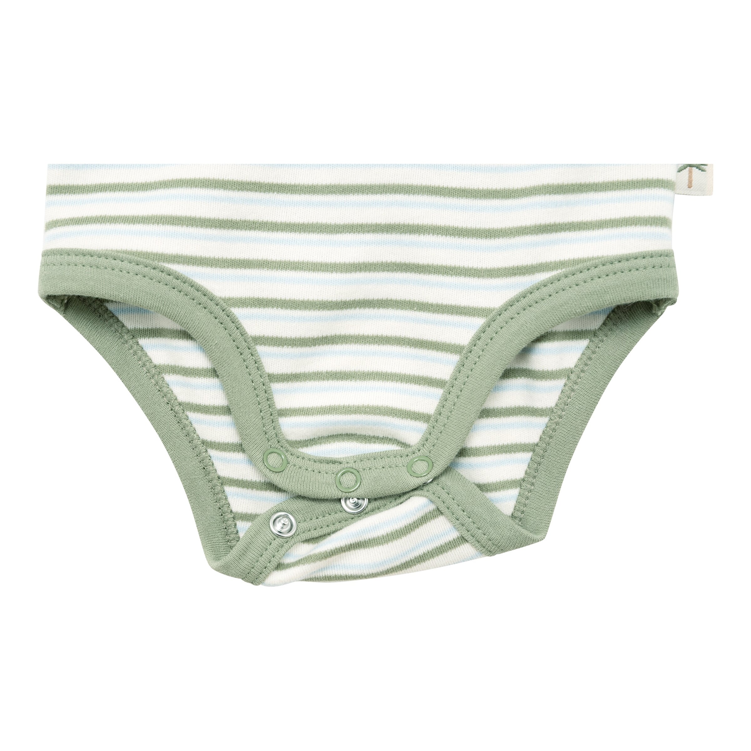 Thumbnail - Bornino Sunny Adventure 2er-Pack Bodys kurzarm Krokodil Hai